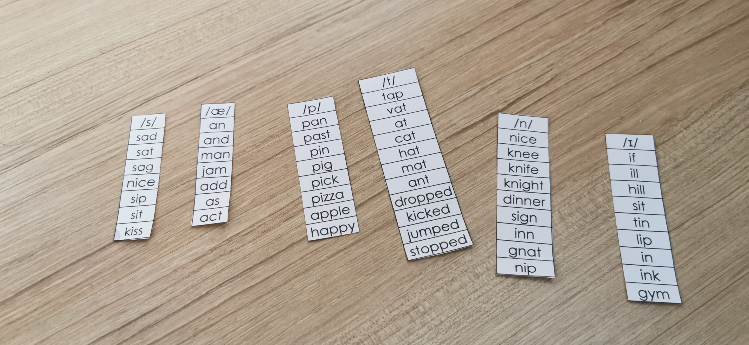 Teaching sight words in school